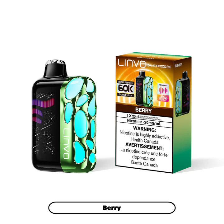 LINVO RAVE OXBAR 60000 PRO 20ML DISPOSABLE