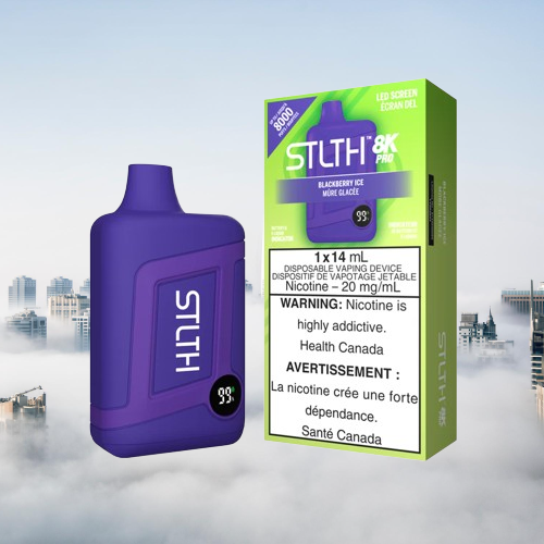 STLTH 8K PRO - rufpuf vape, unleashed flavour beast, levelx pods, flavour beast 8k, drip n evo 28k, disposable flavor, unleashed vape, relx starter kit, flavour pods - 42 CLOUDZ