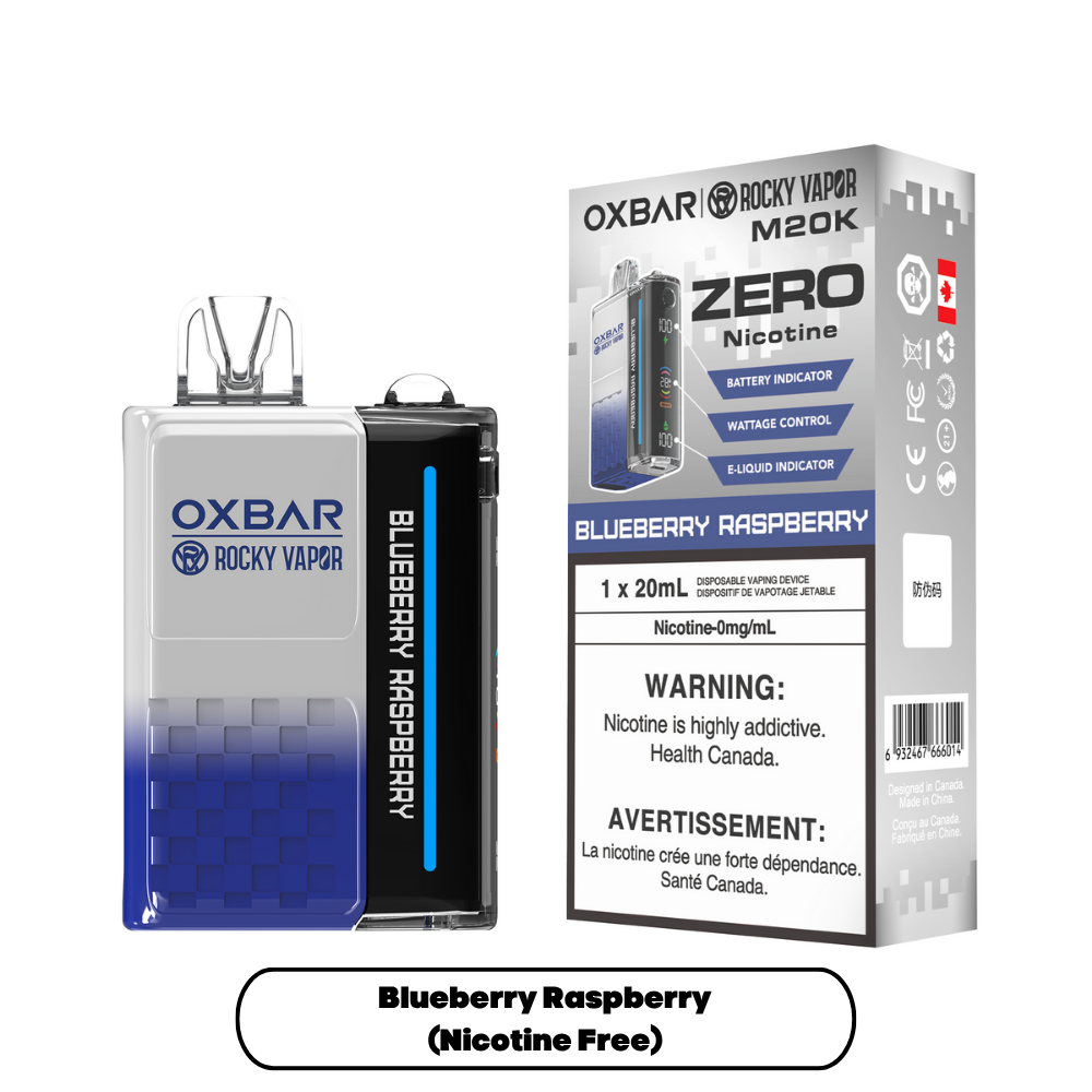 Rocky Vapor Oxbar M20K Nicotine Free Disposable