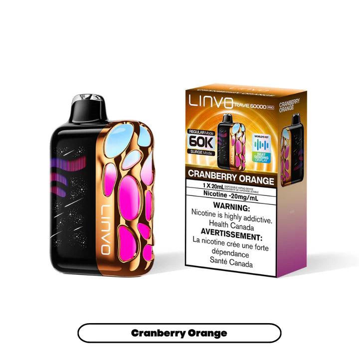 LINVO RAVE OXBAR 60000 PRO 20ML DISPOSABLE