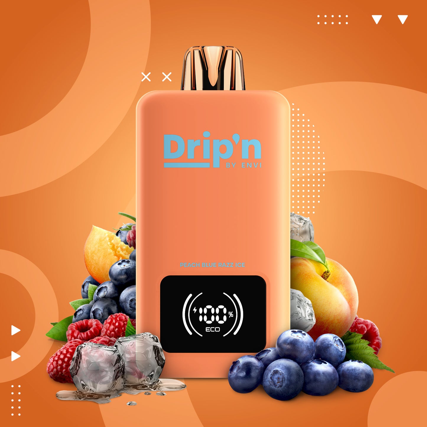 DRIP’N 70K 26ML - Disposable Vape - rufpuf vape, unleashed flavour beast, levelx pods, flavour beast 8k, drip n evo 28k, disposable flavor, unleashed vape, relx starter kit, flavour pods - 42 CLOUDZ