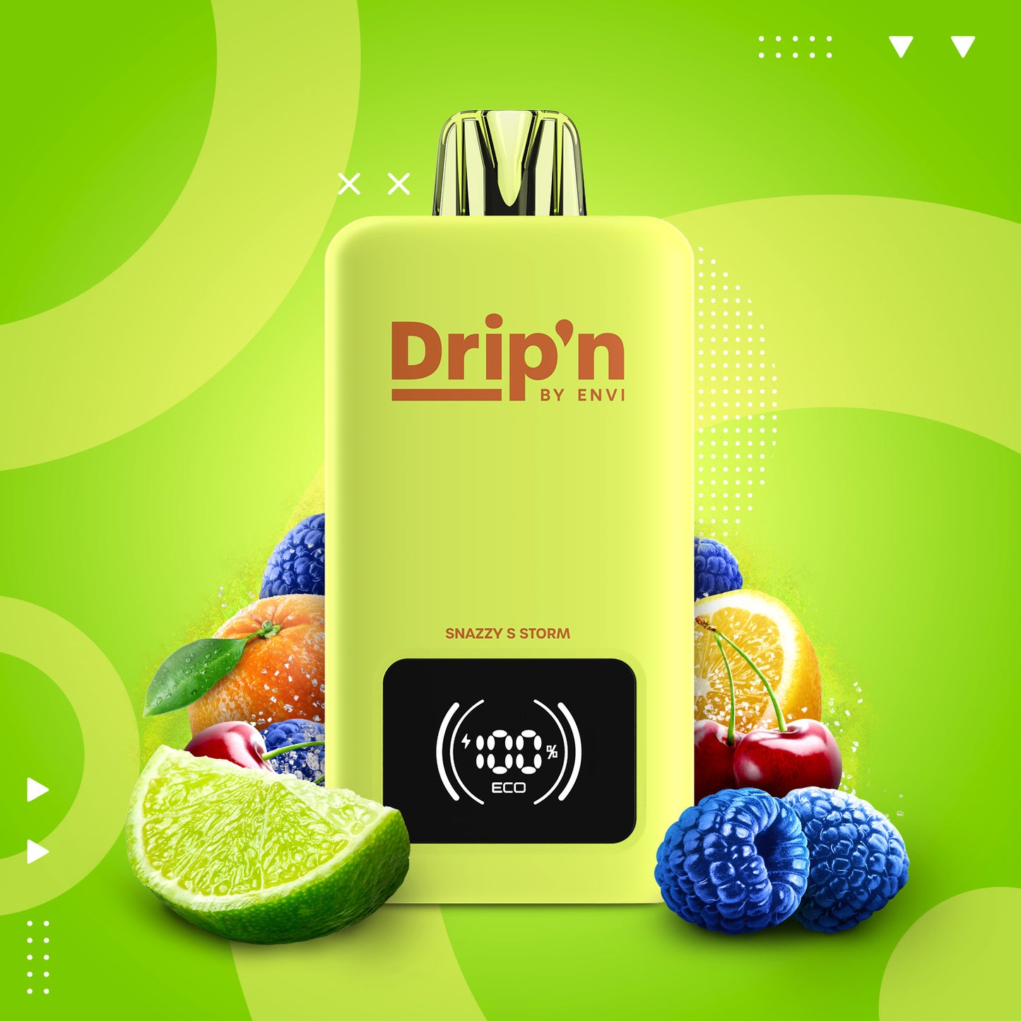 DRIP’N 70K 26ML - Disposable Vape - rufpuf vape, unleashed flavour beast, levelx pods, flavour beast 8k, drip n evo 28k, disposable flavor, unleashed vape, relx starter kit, flavour pods - 42 CLOUDZ