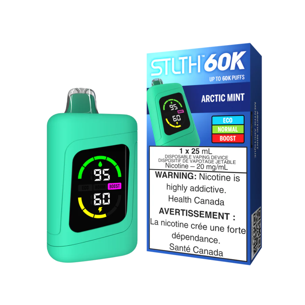 STLTH 60K DISPOSABLE VAPE - rufpuf vape, unleashed flavour beast, levelx pods, flavour beast 8k, drip n evo 28k, disposable flavor, unleashed vape, relx starter kit, flavour pods - 42 CLOUDZ