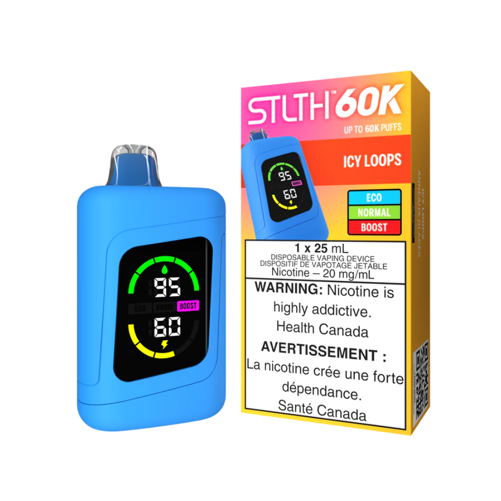 STLTH 60K DISPOSABLE VAPE - rufpuf vape, unleashed flavour beast, levelx pods, flavour beast 8k, drip n evo 28k, disposable flavor, unleashed vape, relx starter kit, flavour pods - 42 CLOUDZ