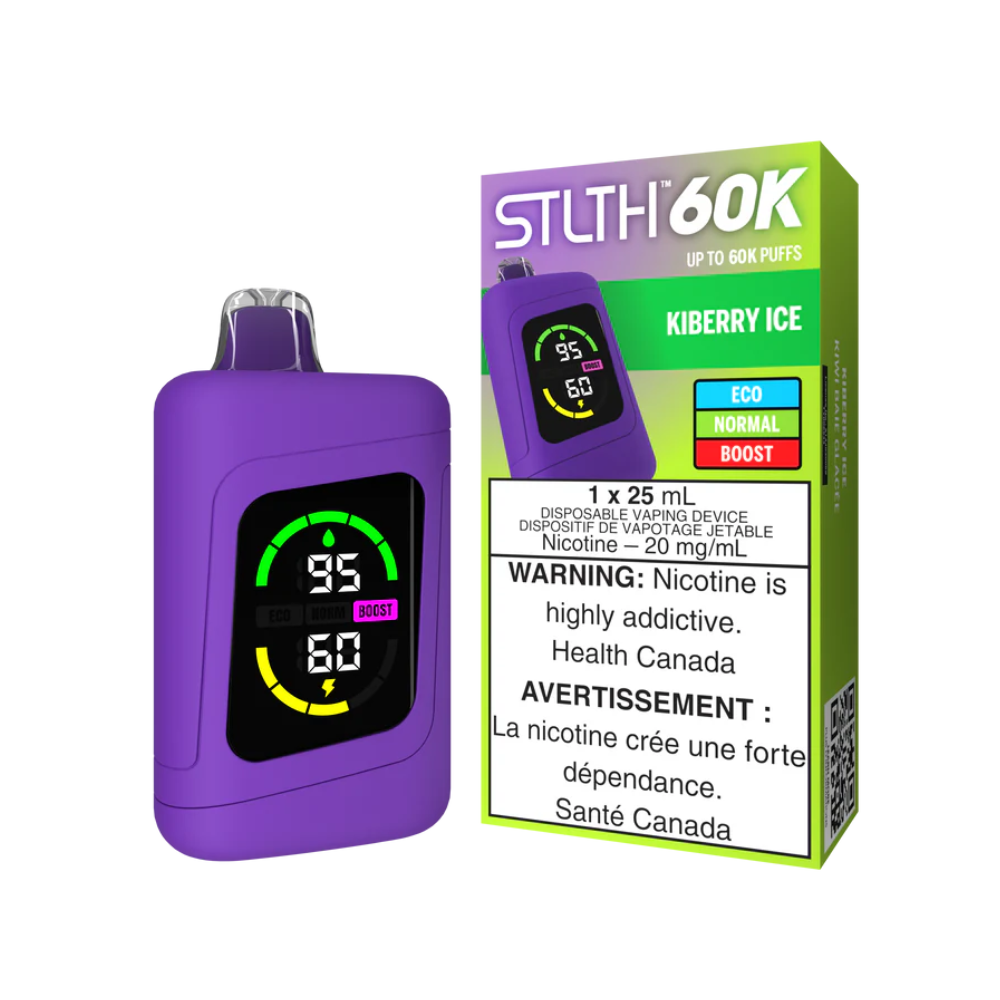 STLTH 60K DISPOSABLE VAPE - rufpuf vape, unleashed flavour beast, levelx pods, flavour beast 8k, drip n evo 28k, disposable flavor, unleashed vape, relx starter kit, flavour pods - 42 CLOUDZ