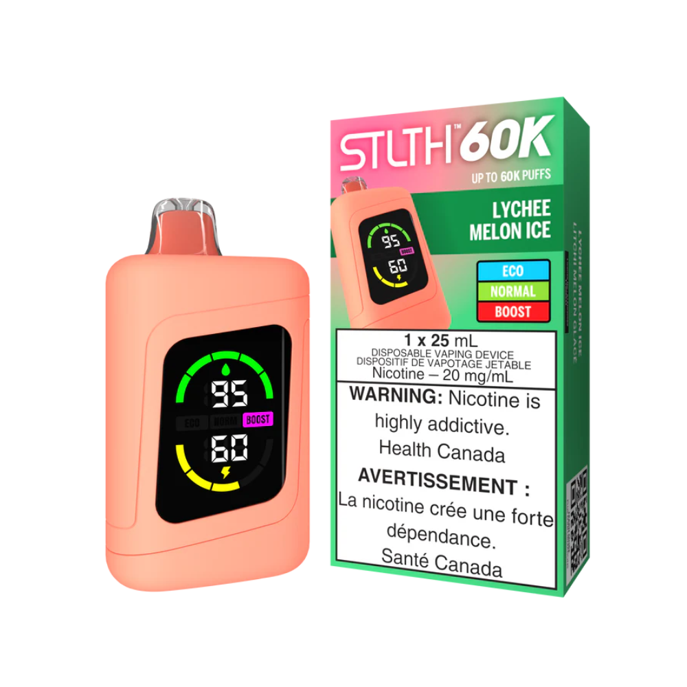 STLTH 60K DISPOSABLE VAPE - rufpuf vape, unleashed flavour beast, levelx pods, flavour beast 8k, drip n evo 28k, disposable flavor, unleashed vape, relx starter kit, flavour pods - 42 CLOUDZ