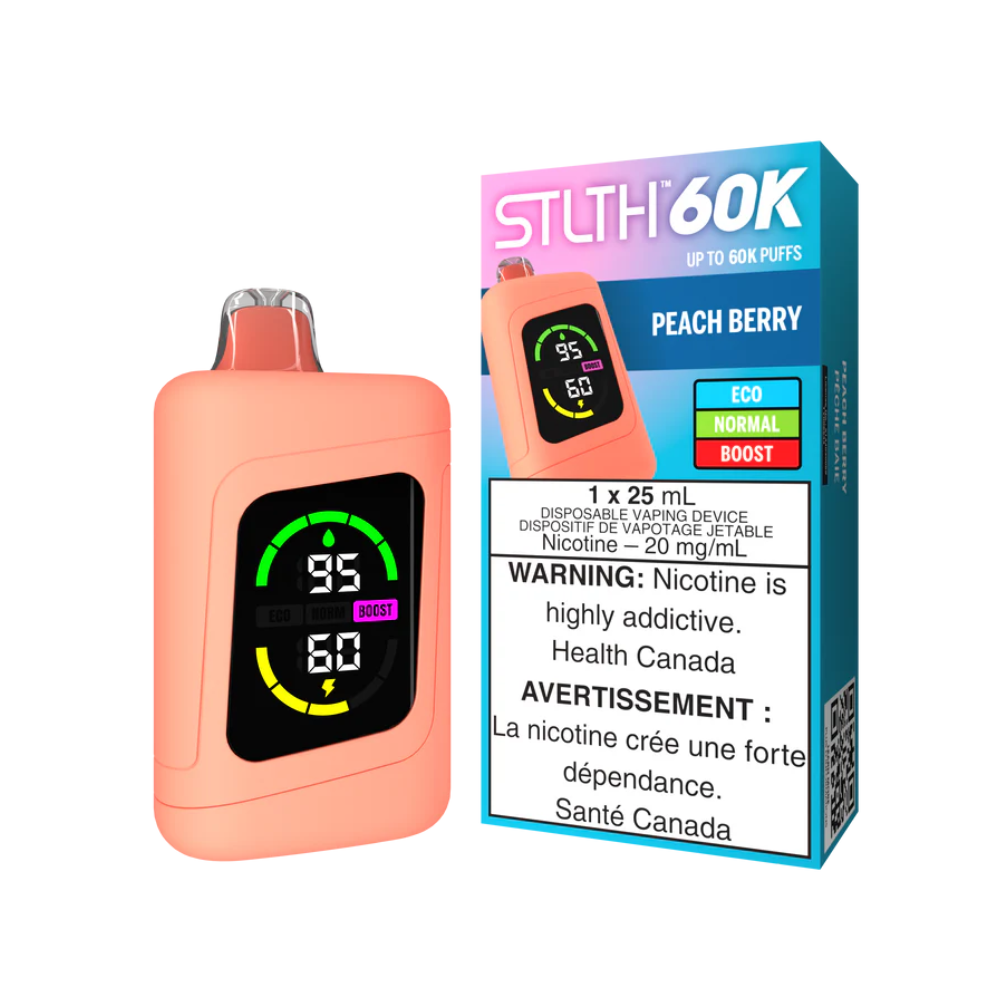 STLTH 60K DISPOSABLE VAPE - rufpuf vape, unleashed flavour beast, levelx pods, flavour beast 8k, drip n evo 28k, disposable flavor, unleashed vape, relx starter kit, flavour pods - 42 CLOUDZ