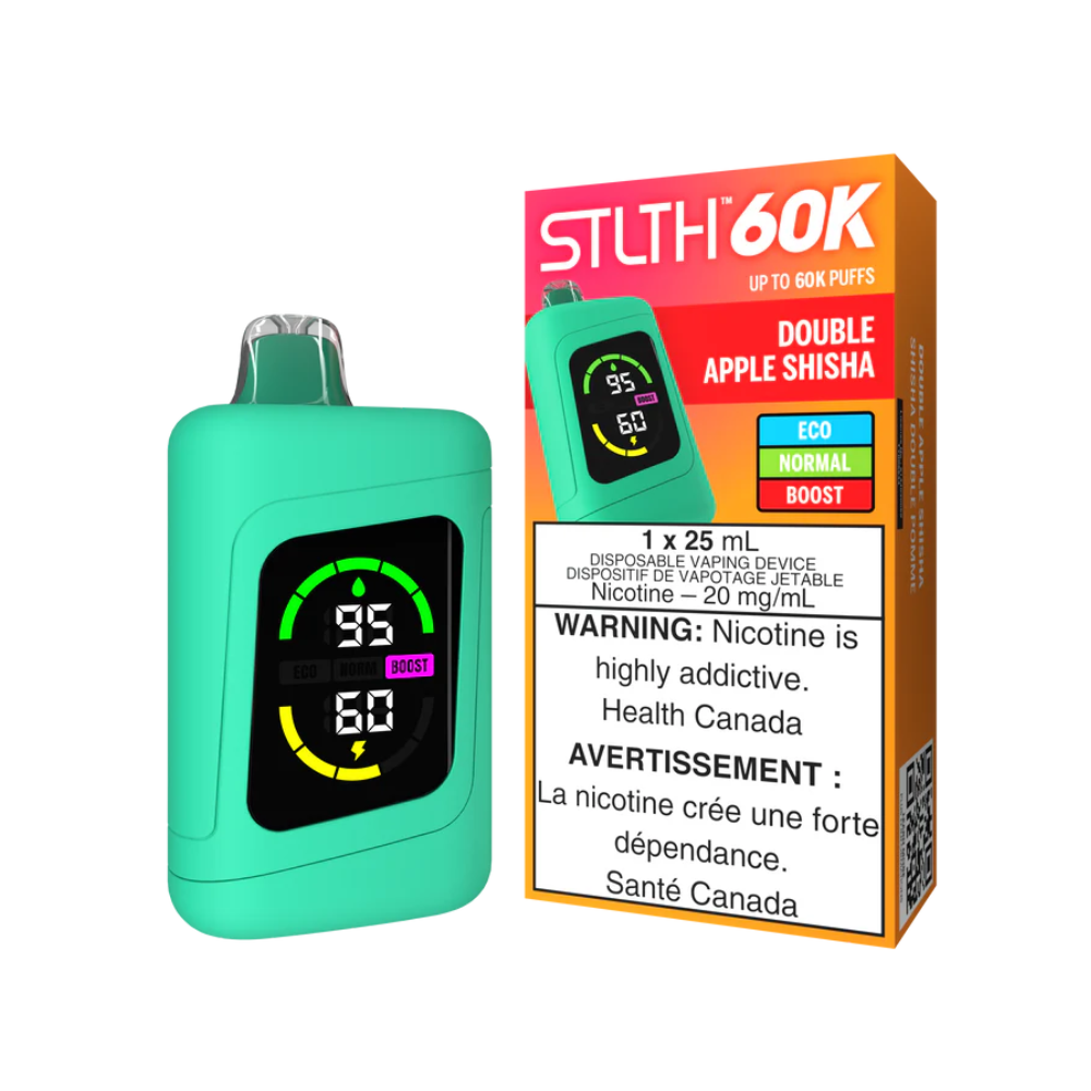 STLTH 60K DISPOSABLE VAPE - rufpuf vape, unleashed flavour beast, levelx pods, flavour beast 8k, drip n evo 28k, disposable flavor, unleashed vape, relx starter kit, flavour pods - 42 CLOUDZ