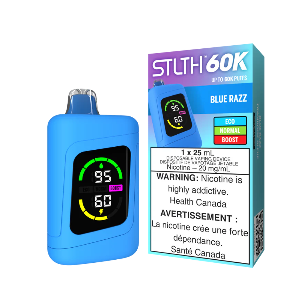 STLTH 60K DISPOSABLE VAPE - rufpuf vape, unleashed flavour beast, levelx pods, flavour beast 8k, drip n evo 28k, disposable flavor, unleashed vape, relx starter kit, flavour pods - 42 CLOUDZ