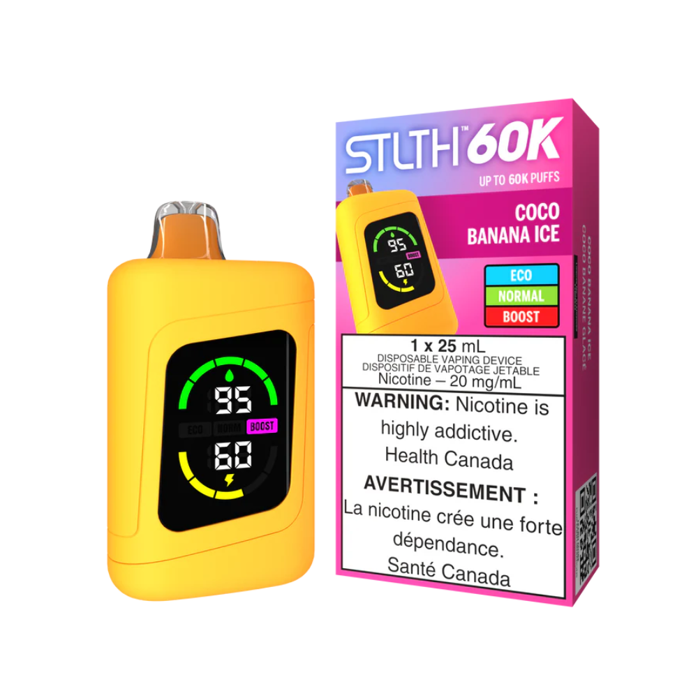 STLTH 60K DISPOSABLE VAPE - rufpuf vape, unleashed flavour beast, levelx pods, flavour beast 8k, drip n evo 28k, disposable flavor, unleashed vape, relx starter kit, flavour pods - 42 CLOUDZ