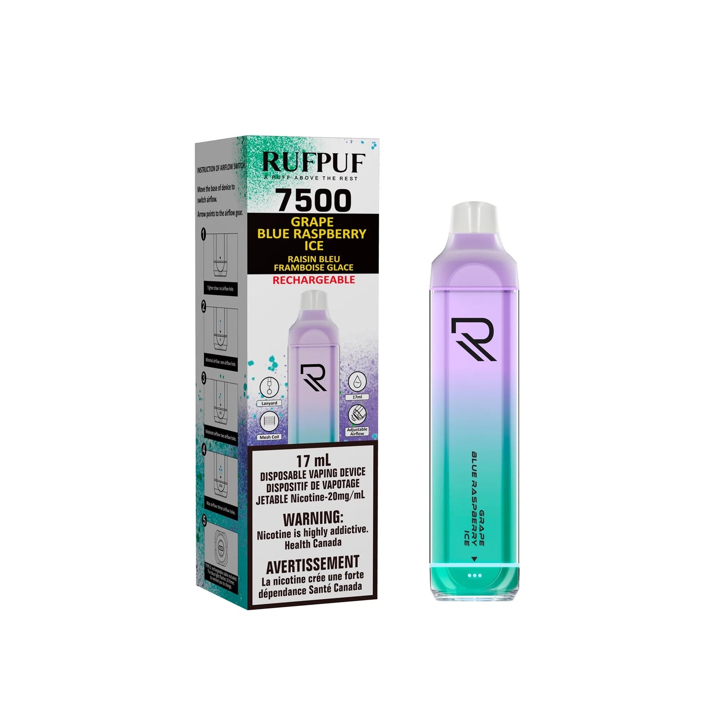 Rufpuf Vape – Flavorful, and Long-Lasting Hits -RUFPUF RIPPER 7500