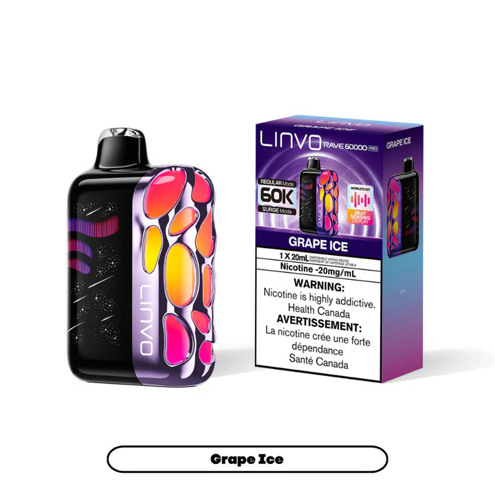 LINVO RAVE OXBAR 60000 PRO 20ML DISPOSABLE