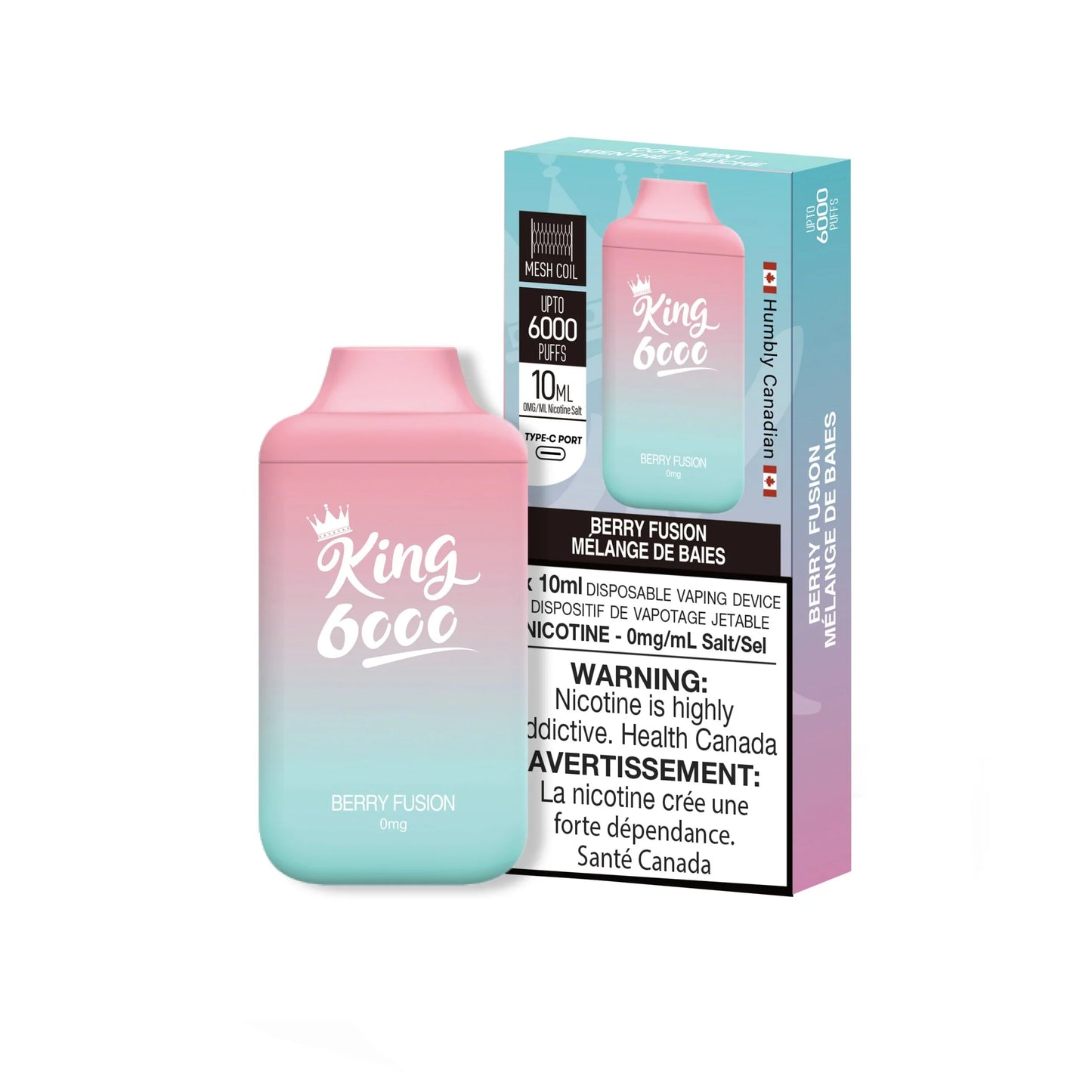 KING6000 FREE NICOTINE DISPOSABLE - rufpuf vape, unleashed flavour beast, levelx pods, flavour beast 8k, drip n evo 28k, disposable flavor, unleashed vape, relx starter kit, flavour pods - 42 CLOUDZ