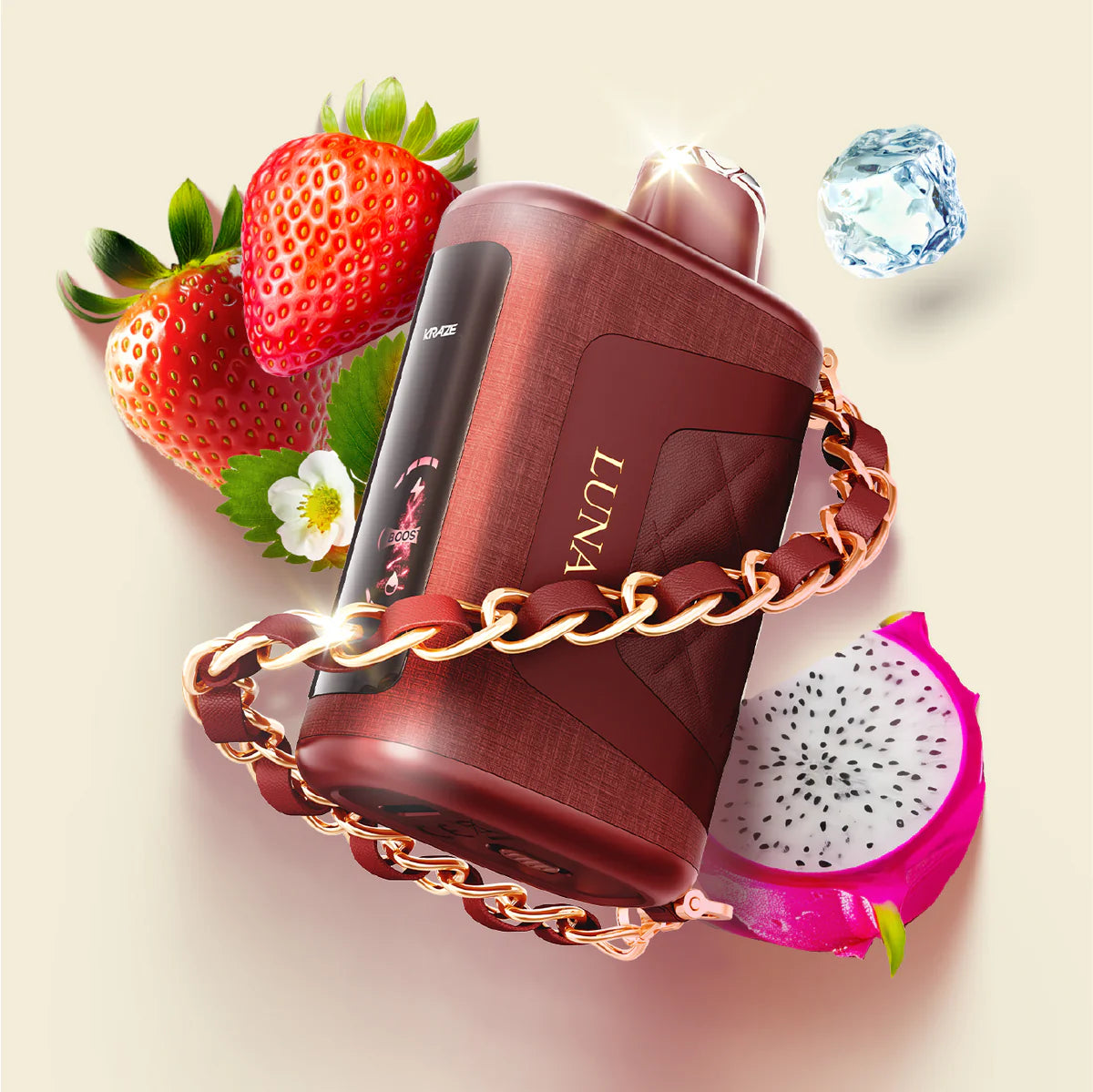 KRAZE LUNA VAPING DISPOSABLE 42K PUFFS - rufpuf vape, unleashed flavour beast, levelx pods, flavour beast 8k, drip n evo 28k, disposable flavor, unleashed vape, relx starter kit, flavour pods - 42 CLOUDZ