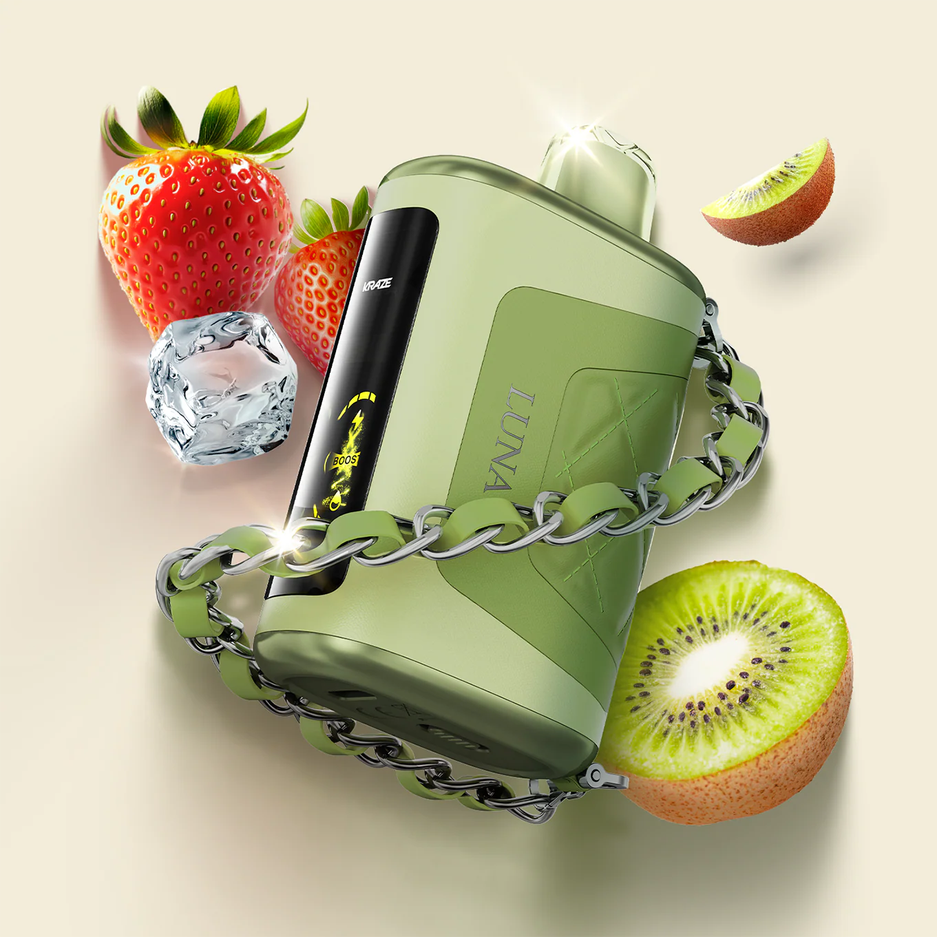 KRAZE LUNA VAPING DISPOSABLE 42K PUFFS - rufpuf vape, unleashed flavour beast, levelx pods, flavour beast 8k, drip n evo 28k, disposable flavor, unleashed vape, relx starter kit, flavour pods - 42 CLOUDZ