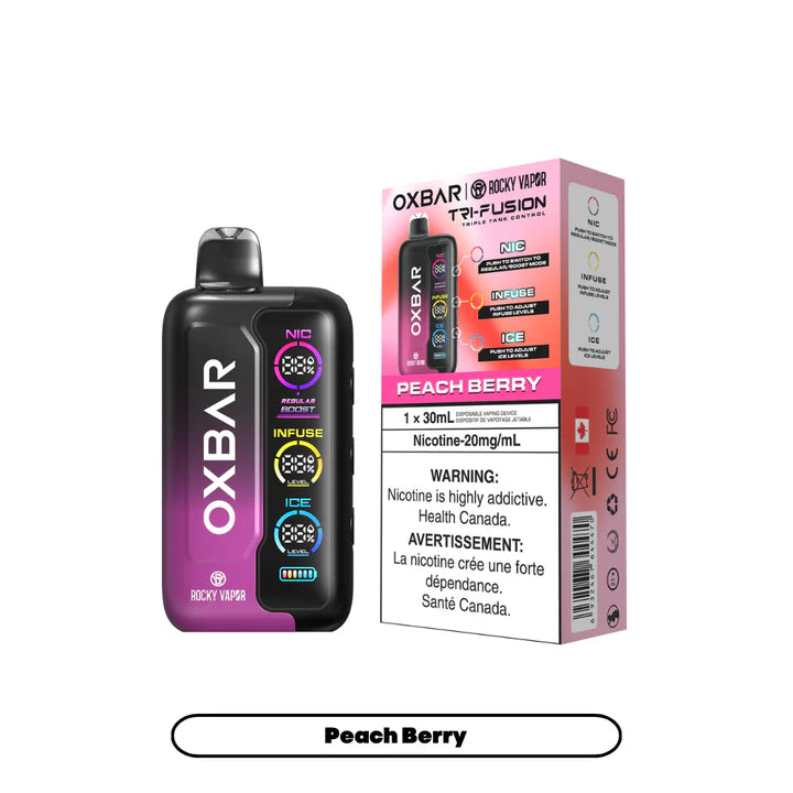ROCKY VAPOR OXBAR TRI FUSION 30ML DISPOSABLE