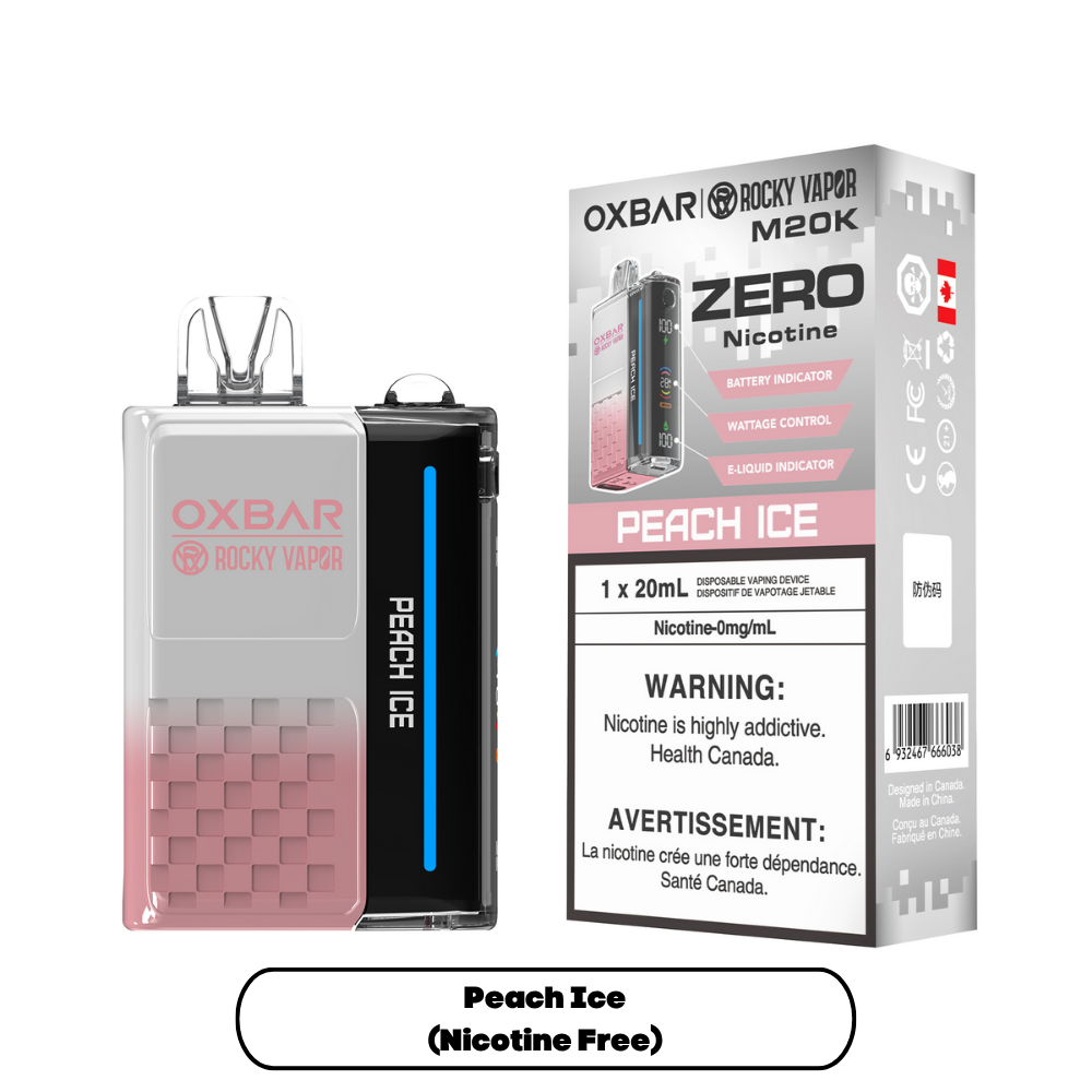 Rocky Vapor Oxbar M20K Nicotine Free Disposable