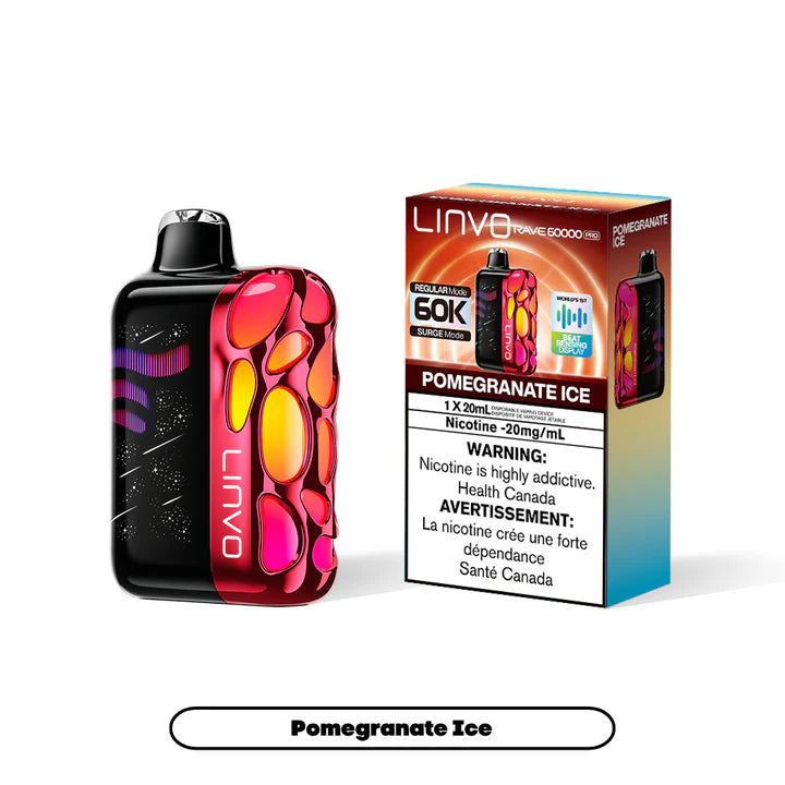 LINVO RAVE OXBAR 60000 PRO 20ML DISPOSABLE