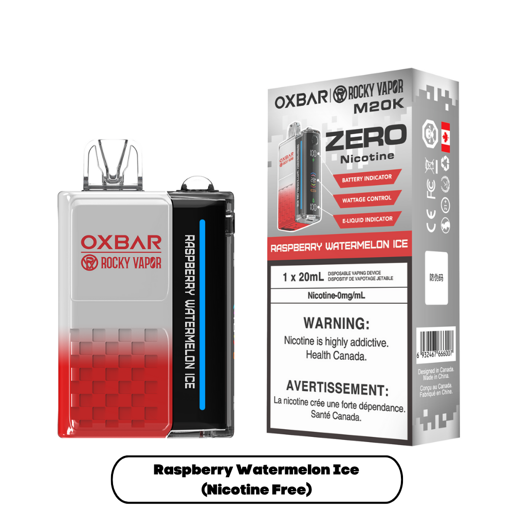Rocky Vapor Oxbar M20K Nicotine Free Disposable