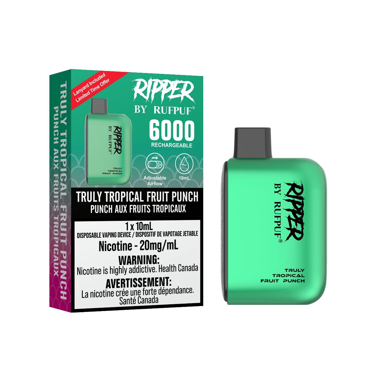 Rufpuf Vape – Flavorful, and Long-Lasting Hits -RUFPUF RIPPER 6000