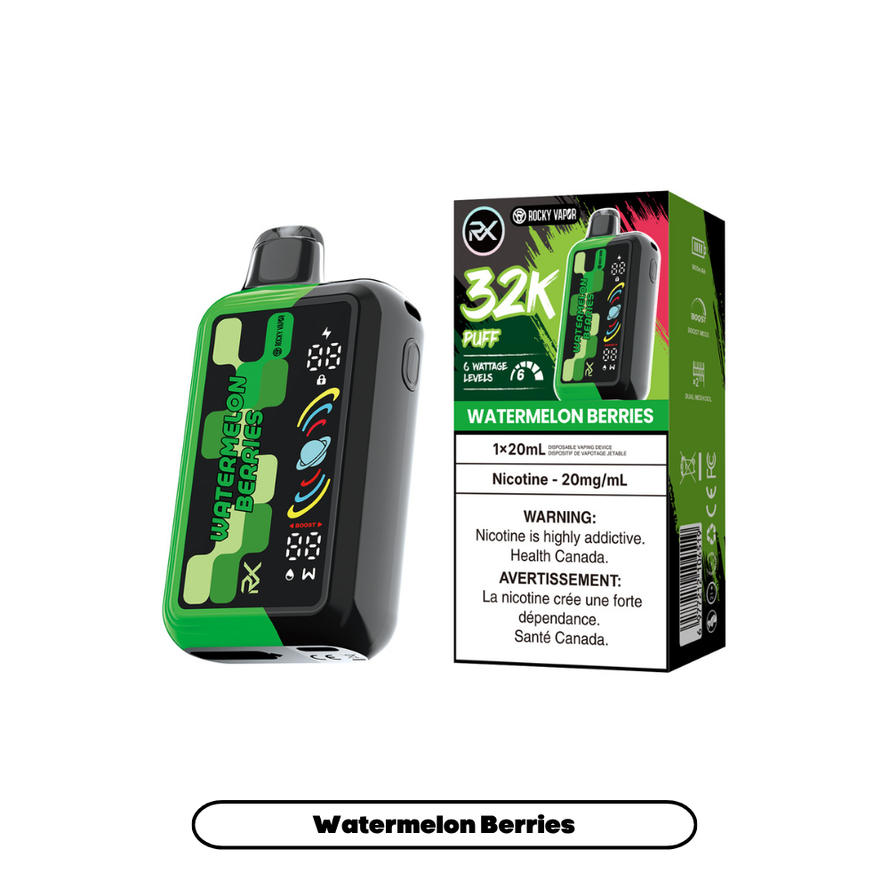 Rocky Vapor RX 32K Disposable Vape | 42CLOUDZ.CA