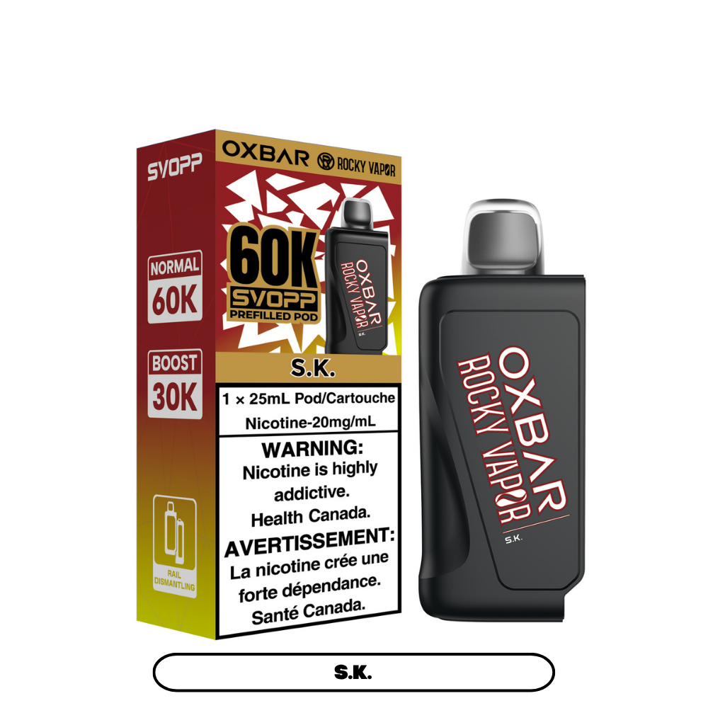 OXBAR SVOPP 60K VAPE PODS