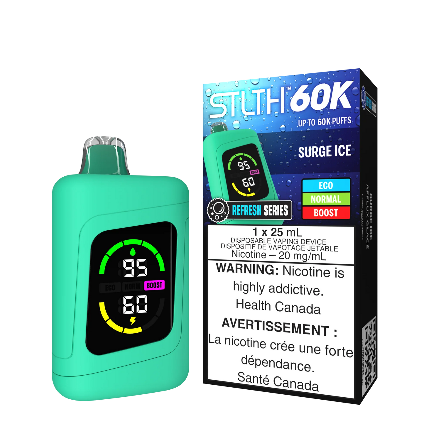 STLTH 60K DISPOSABLE VAPE - rufpuf vape, unleashed flavour beast, levelx pods, flavour beast 8k, drip n evo 28k, disposable flavor, unleashed vape, relx starter kit, flavour pods - 42 CLOUDZ