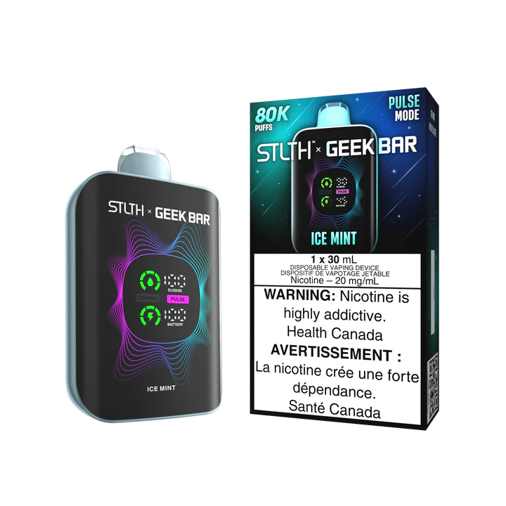 STLTH GEEK BAR 80K VAPING DISPOSABLE - rufpuf vape, unleashed flavour beast, levelx pods, flavour beast 8k, drip n evo 28k, disposable flavor, unleashed vape, relx starter kit, flavour pods - 42 CLOUDZ
