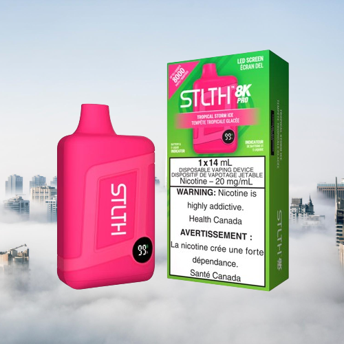 STLTH 8K PRO - rufpuf vape, unleashed flavour beast, levelx pods, flavour beast 8k, drip n evo 28k, disposable flavor, unleashed vape, relx starter kit, flavour pods - 42 CLOUDZ