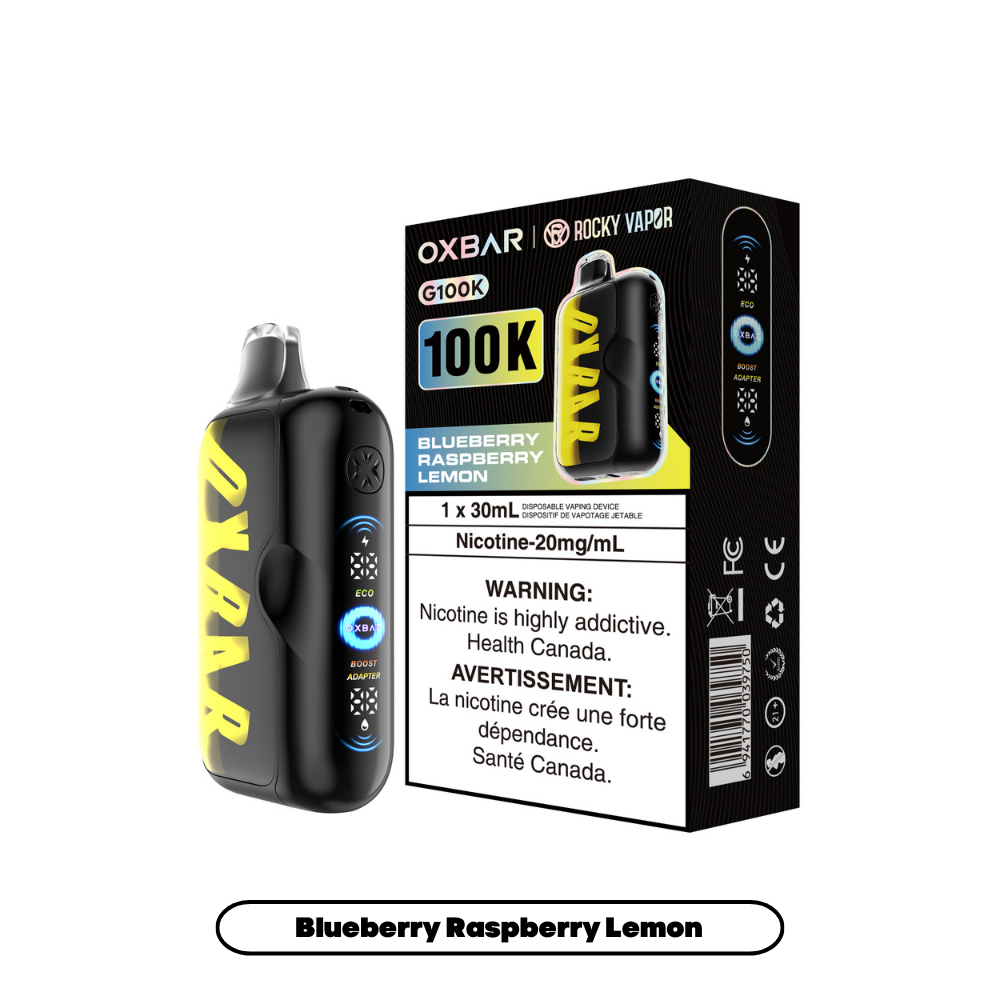 Rocky Vapor Oxbar G100K Disposable Vape – 100,000 Puffs | Premium Flavour Experience Canada | 42CLOUDZ.CA