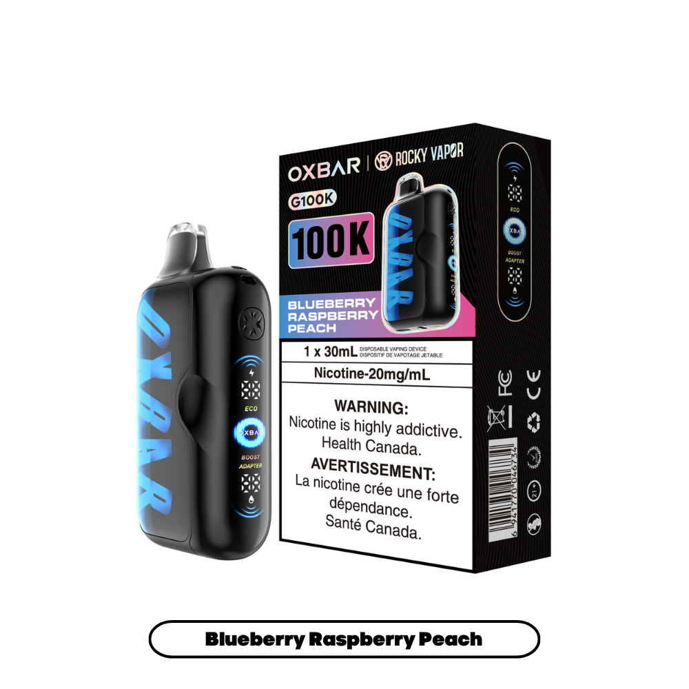 Rocky Vapor Oxbar G100K Disposable Vape – 100,000 Puffs | Premium Flavour Experience Canada | 42CLOUDZ.CA