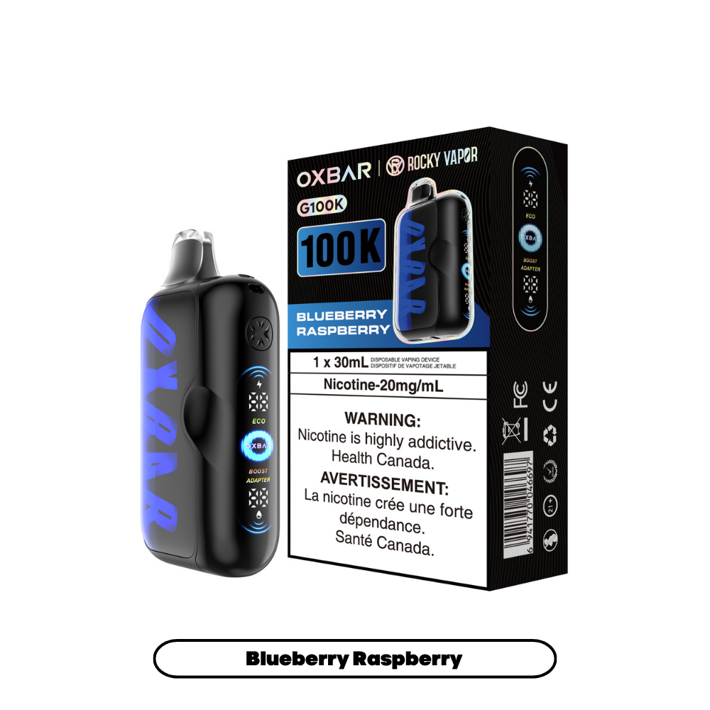 Rocky Vapor Oxbar G100K Disposable Vape – 100,000 Puffs | Premium Flavour Experience Canada | 42CLOUDZ.CA