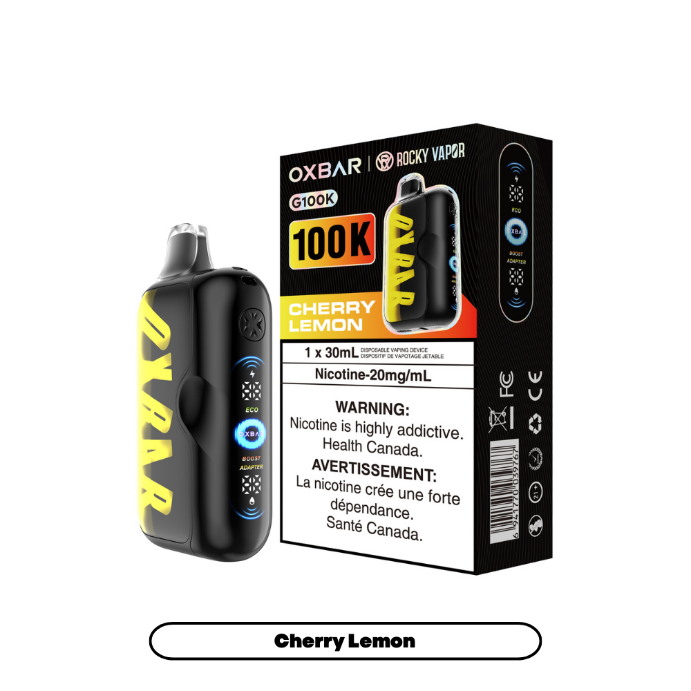Rocky Vapor Oxbar G100K Disposable Vape – 100,000 Puffs | Premium Flavour Experience Canada | 42CLOUDZ.CA