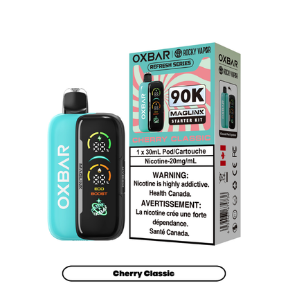 ROCKY VAPOR OXBAR MAGLINK 90K DISPOSABLE STARTER KIT