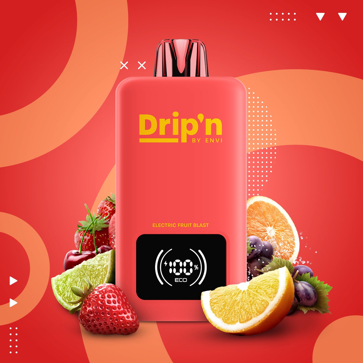 DRIP’N 70K 26ML - Disposable Vape - rufpuf vape, unleashed flavour beast, levelx pods, flavour beast 8k, drip n evo 28k, disposable flavor, unleashed vape, relx starter kit, flavour pods - 42 CLOUDZ