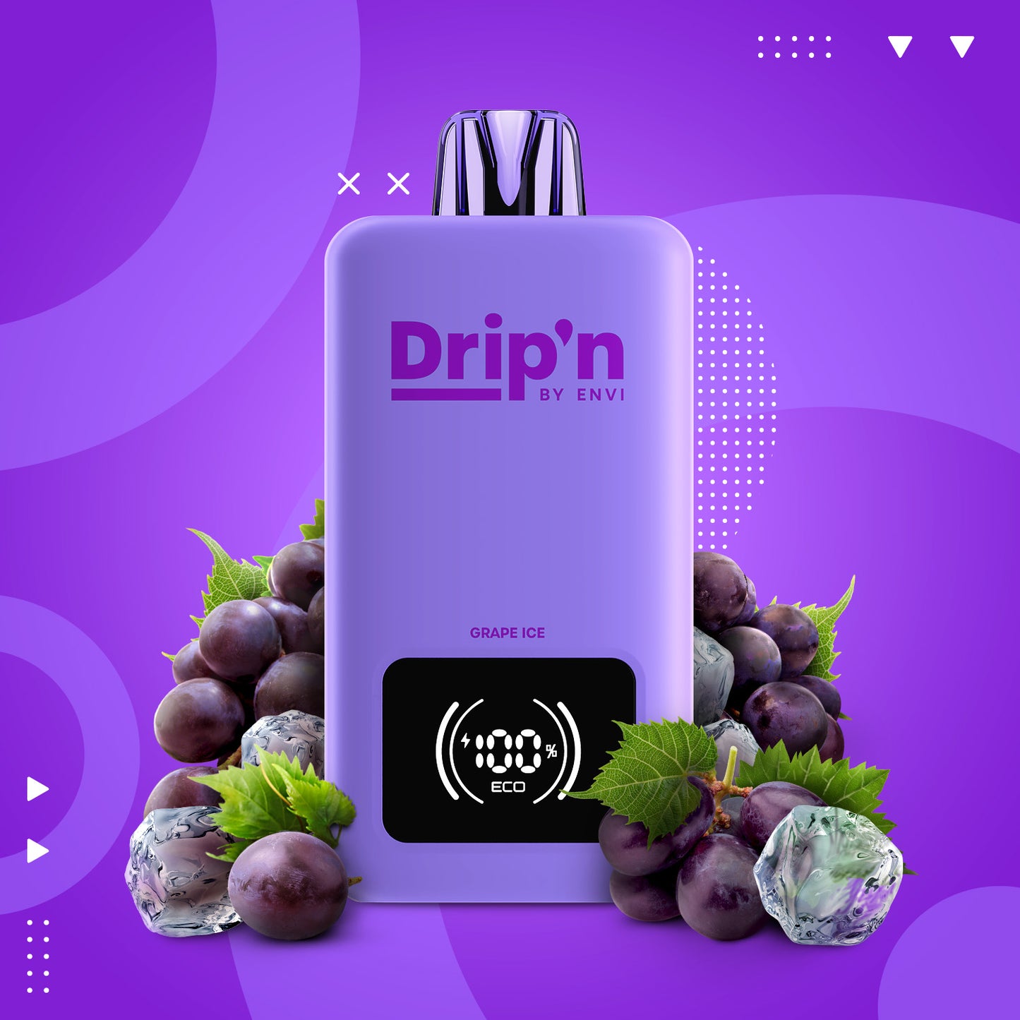 DRIP’N 70K 26ML - Disposable Vape - rufpuf vape, unleashed flavour beast, levelx pods, flavour beast 8k, drip n evo 28k, disposable flavor, unleashed vape, relx starter kit, flavour pods - 42 CLOUDZ