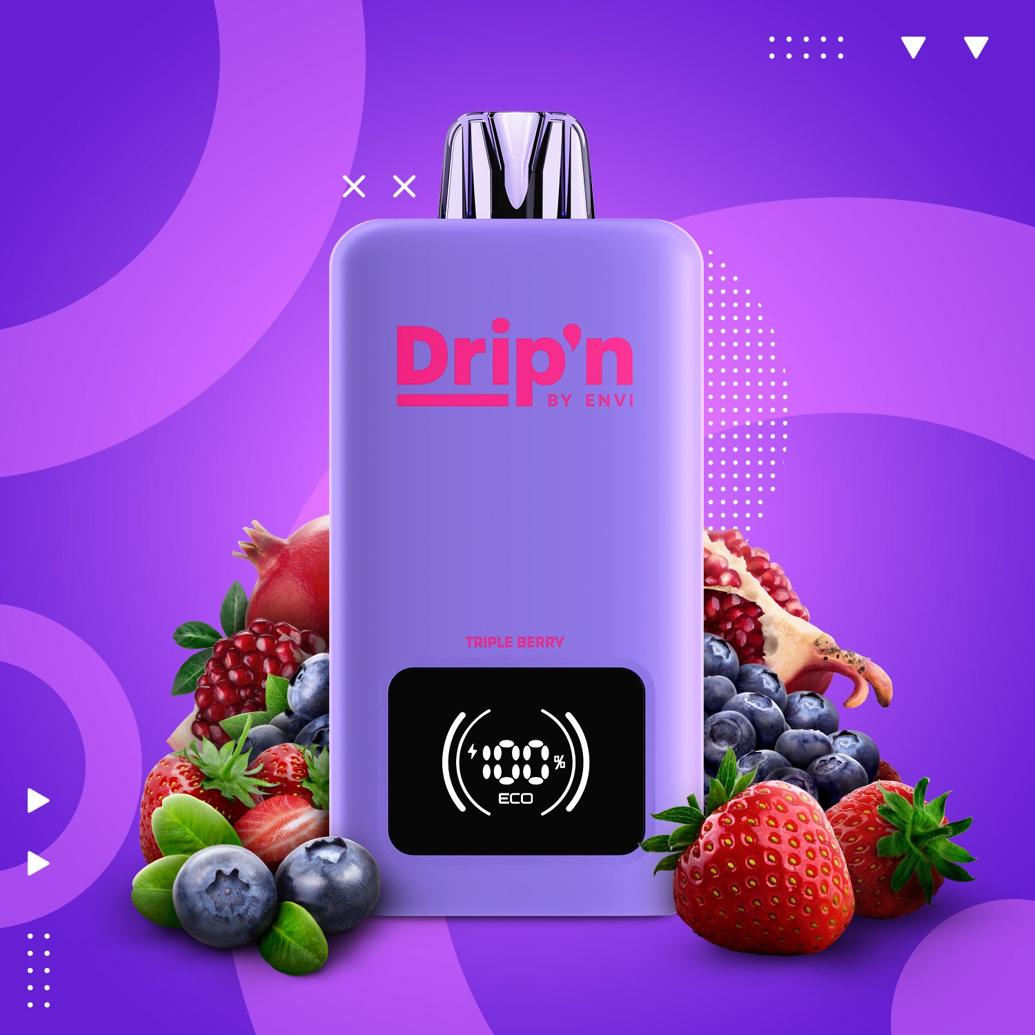 DRIP’N 70K 26ML - Disposable Vape - rufpuf vape, unleashed flavour beast, levelx pods, flavour beast 8k, drip n evo 28k, disposable flavor, unleashed vape, relx starter kit, flavour pods - 42 CLOUDZ
