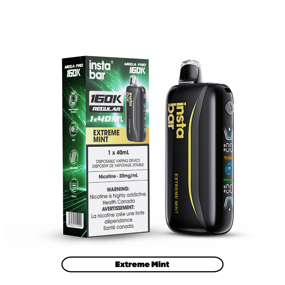Discover the Insta Bar Mega Pro 160K Vape: The Ultimate Disposable Vaping Experience
