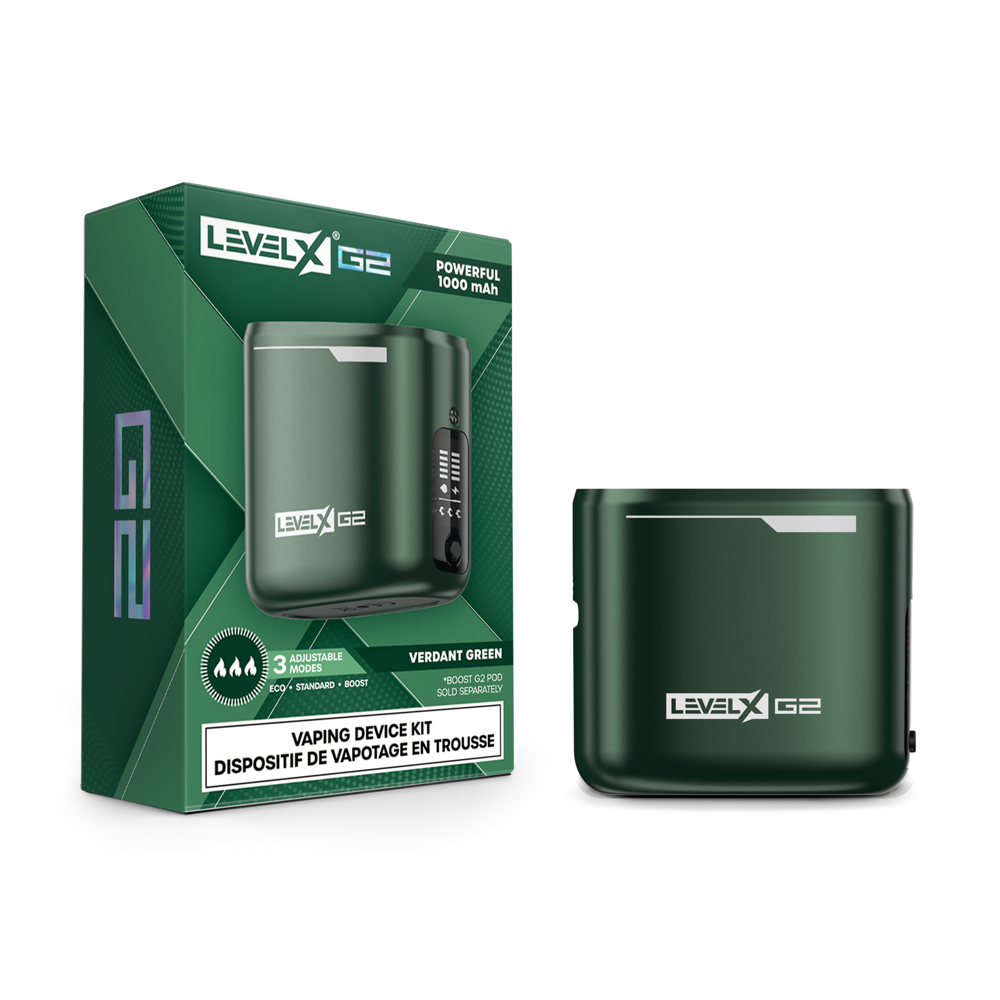LEVELX G2 Boost Device | Rechargeable Vape Pod Battery Canada