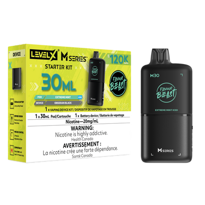 Flavour Beast Level X M30 120K Starter Kit – 30mL- Canada
