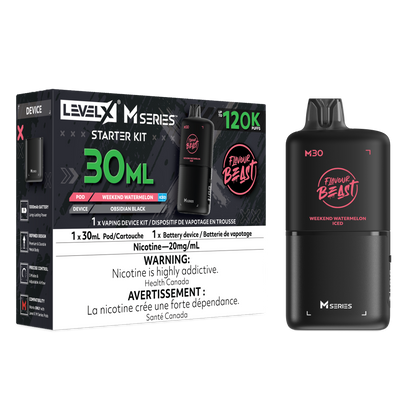 Flavour Beast Level X M30 120K Starter Kit – 30mL- Canada