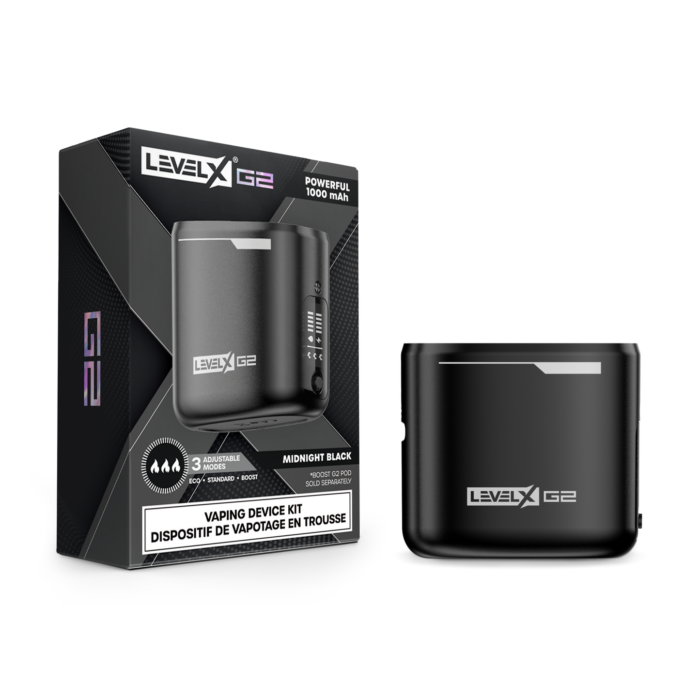 LEVELX G2 Boost Device | Rechargeable Vape Pod Battery Canada