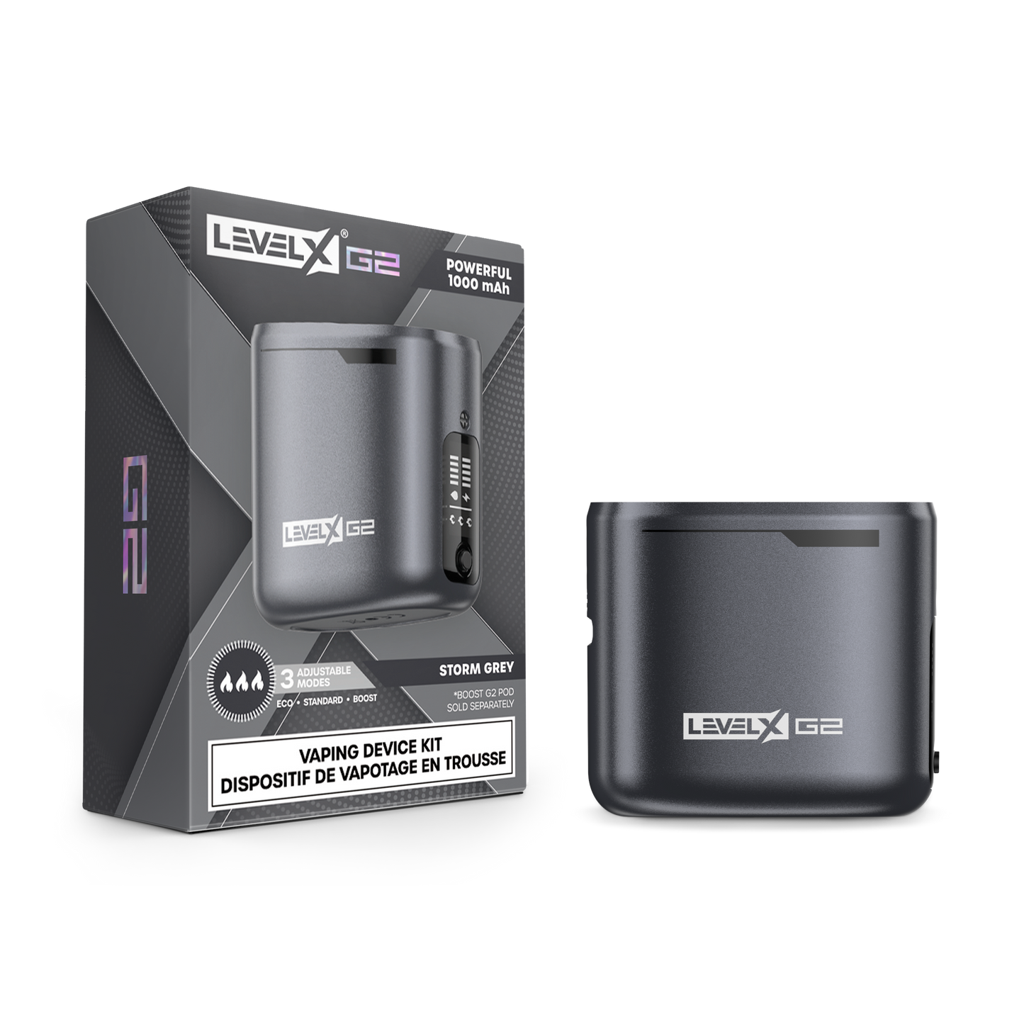 LEVELX G2 Boost Device | Rechargeable Vape Pod Battery Canada