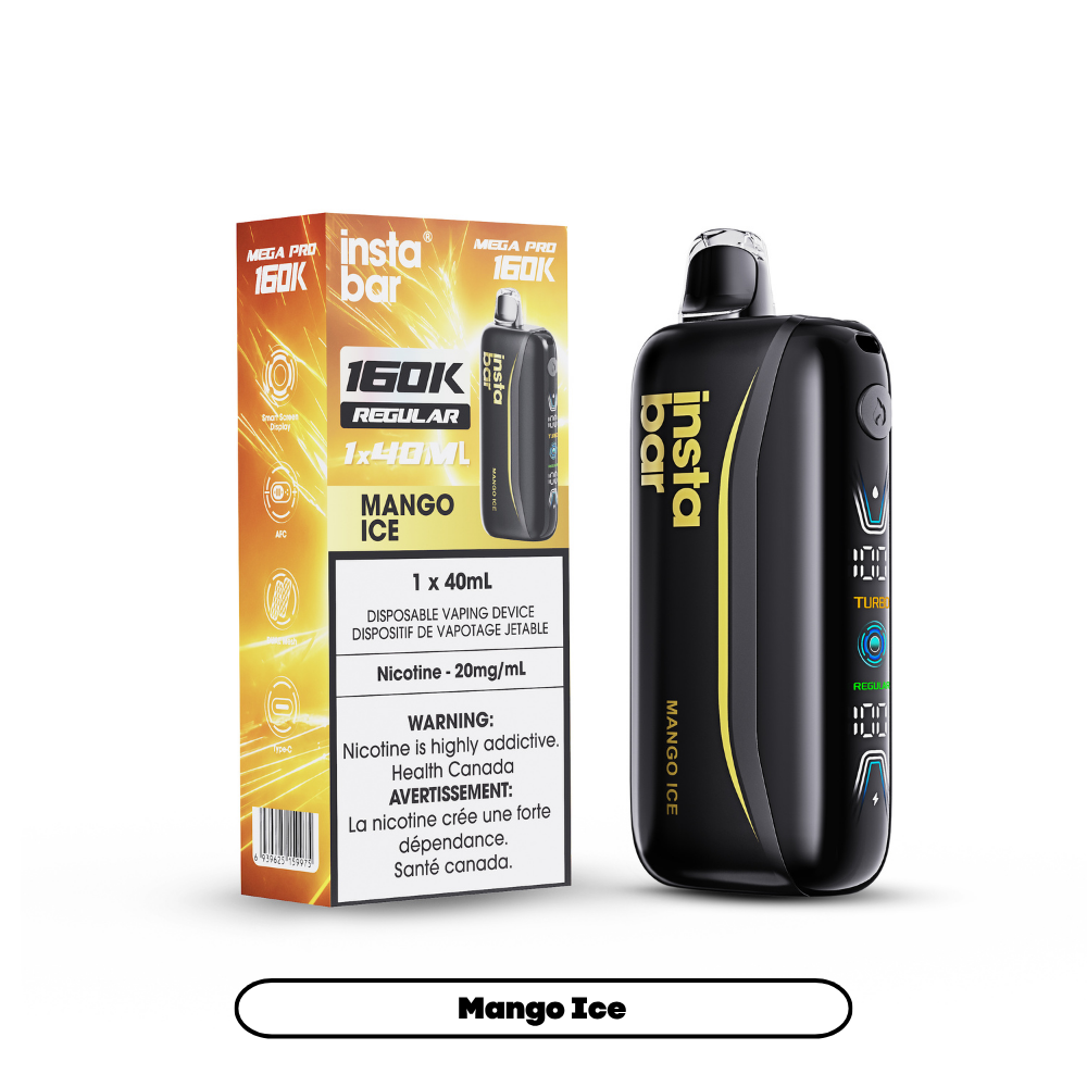 Discover the Insta Bar Mega Pro 160K Vape: The Ultimate Disposable Vaping Experience
