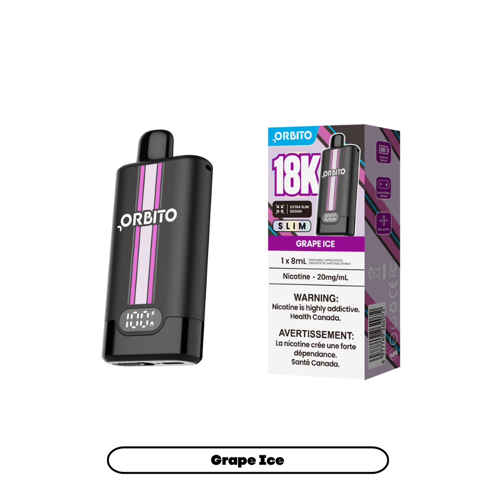 Experience Ultimate Convenience with the ORBITO SLIM 18K Disposable Vape