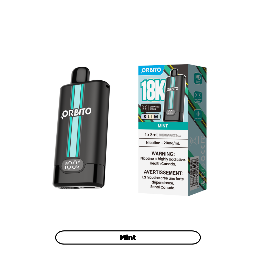 Experience Ultimate Convenience with the ORBITO SLIM 18K Disposable Vape