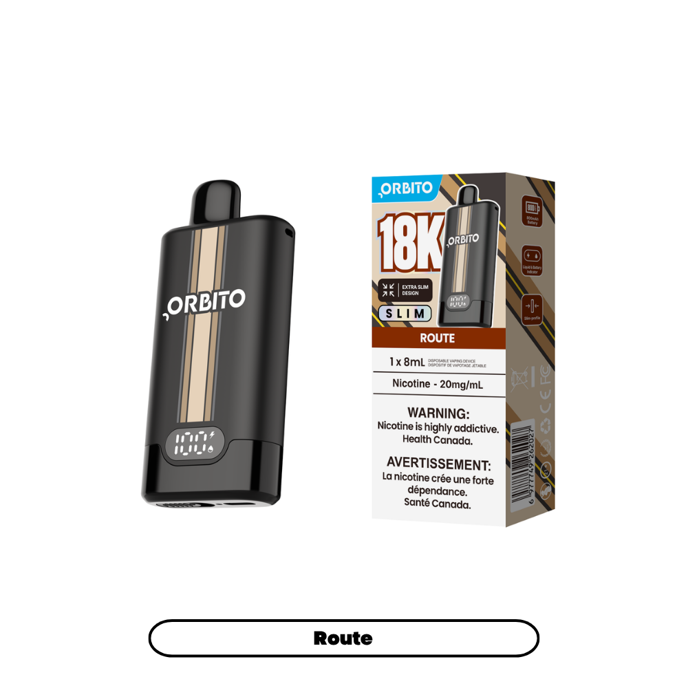 Experience Ultimate Convenience with the ORBITO SLIM 18K Disposable Vape