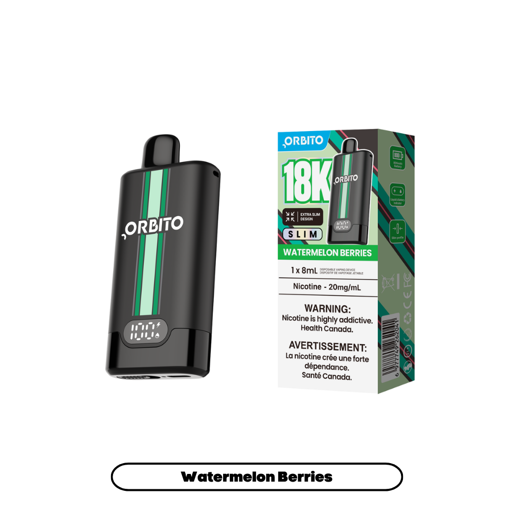 Experience Ultimate Convenience with the ORBITO SLIM 18K Disposable Vape