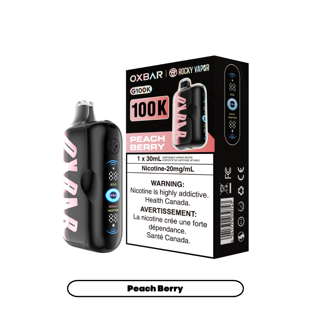 Rocky Vapor Oxbar G100K Disposable Vape – 100,000 Puffs | Premium Flavour Experience Canada | 42CLOUDZ.CA