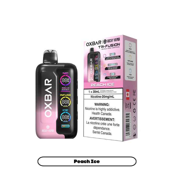 ROCKY VAPOR OXBAR TRI FUSION 30ML DISPOSABLE